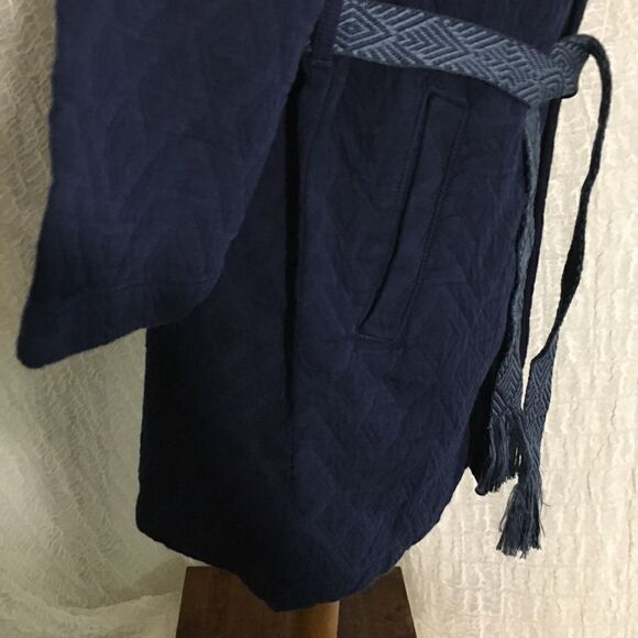 H&M Navy Belted Jacket Size XS - Picture 7 of 10